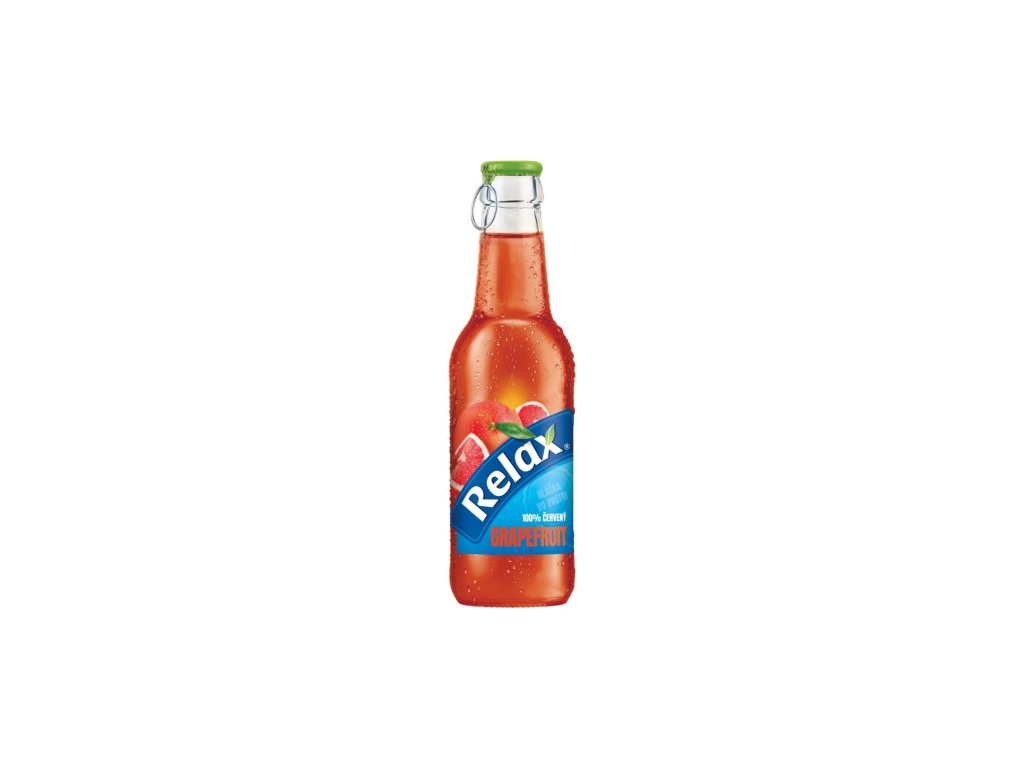 Relax 100% hroznová šťava v sklenenej fľaši